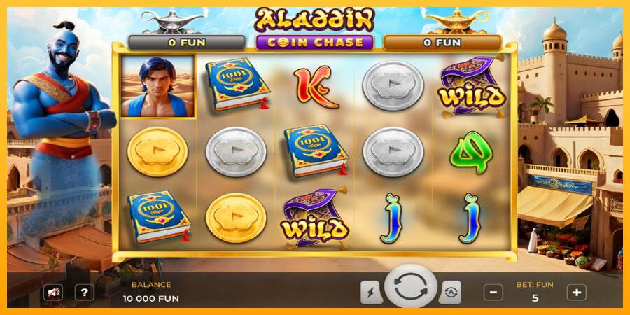 Aladdin Coin Chase mesin permainan untuk uang, gambar 1