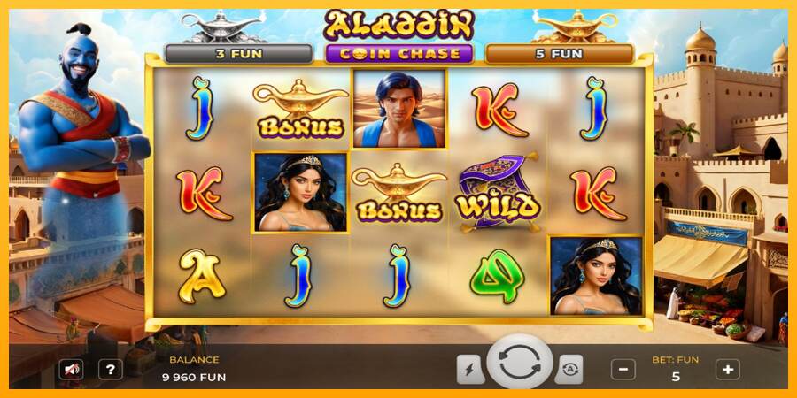 Aladdin Coin Chase mesin permainan untuk uang, gambar 3