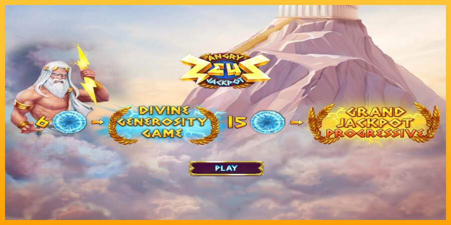 Angry Zeus Jackpot mesin permainan untuk uang, gambar 1