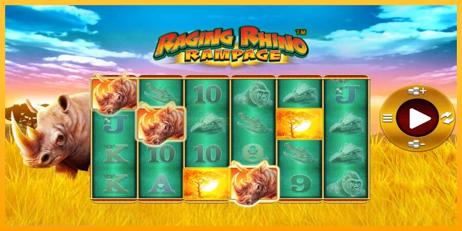 Raging Rhino Rampage mesin permainan untuk uang, gambar 2