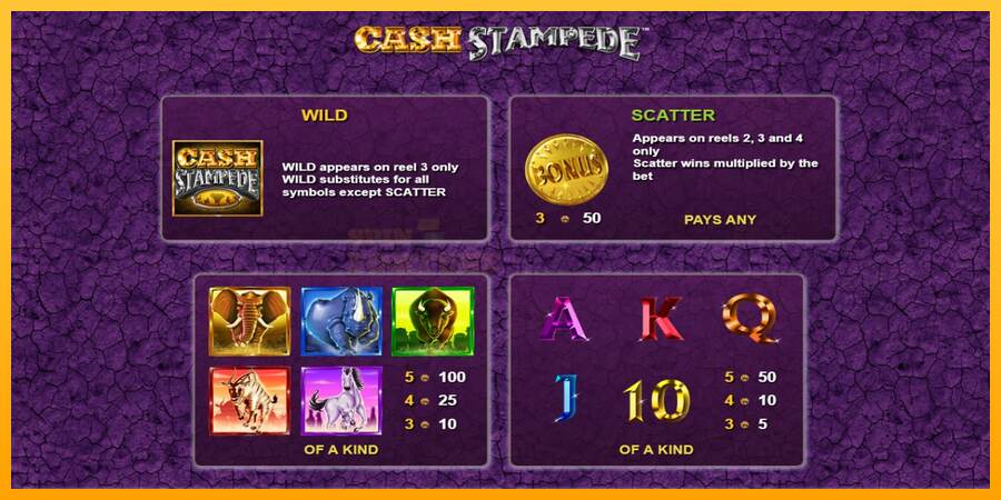 Cash Stampede mesin permainan untuk uang, gambar 2