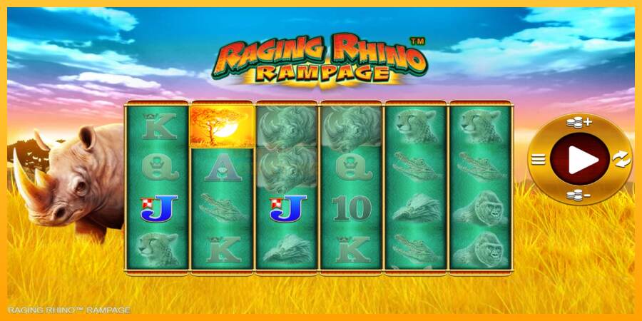 Raging Rhino Rampage mesin permainan untuk uang, gambar 3