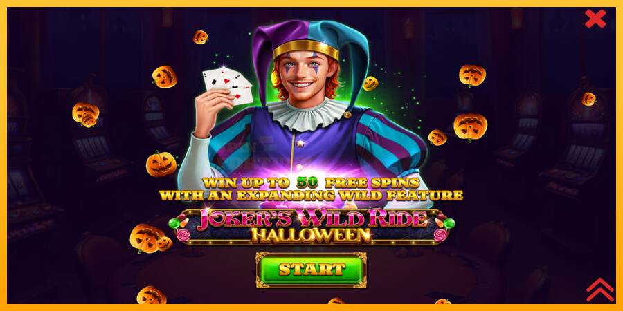 Jokers Wild Ride Halloween mesin permainan untuk uang, gambar 1