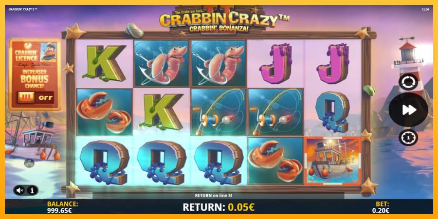 Crabbin Crazy 2 mesin permainan untuk uang, gambar 3