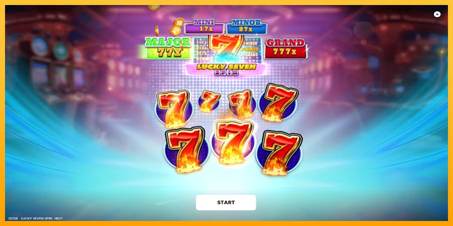 Lucky Seven Spin mesin permainan untuk uang, gambar 1