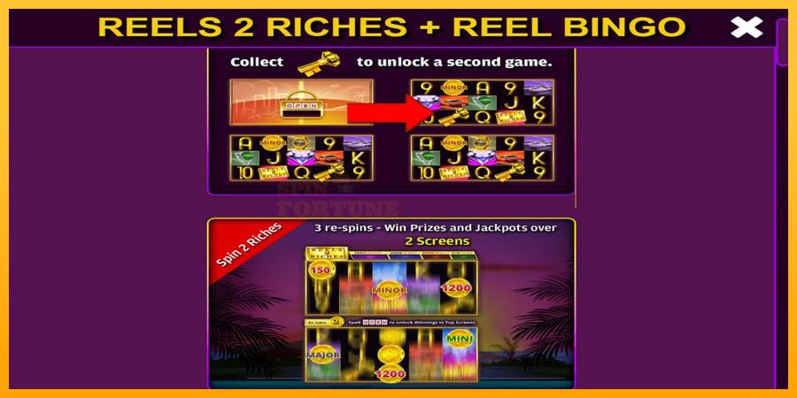 Reels 2 Riches with Reel Bingo mesin permainan untuk uang, gambar 4