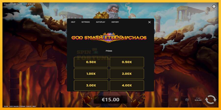 God Smash: Eternal Chaos mesin permainan untuk uang, gambar 5