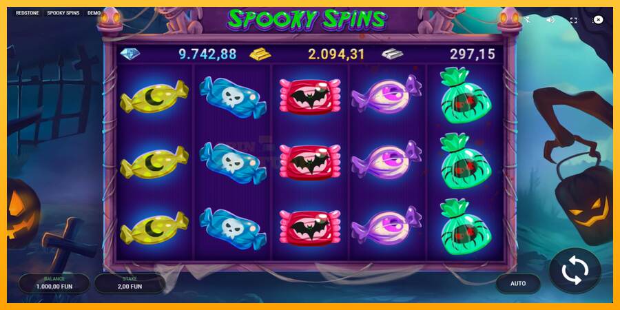 Spooky Spins mesin permainan untuk uang, gambar 2