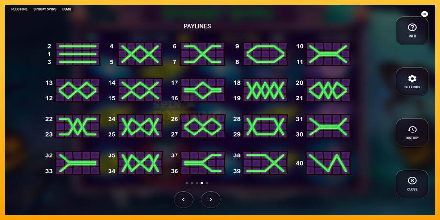Spooky Spins mesin permainan untuk uang, gambar 7