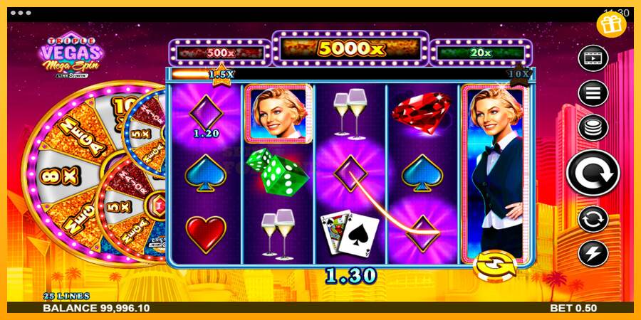 Triple Vegas Mega Spin mesin permainan untuk uang, gambar 5