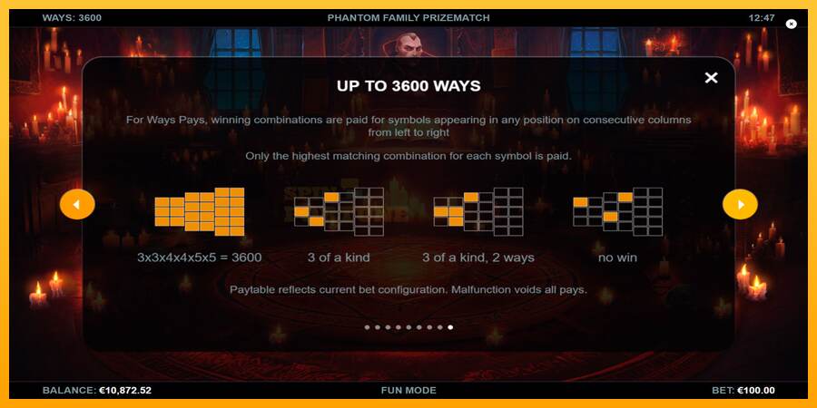 Phantom Family PrizeMatch mesin permainan untuk uang, gambar 7