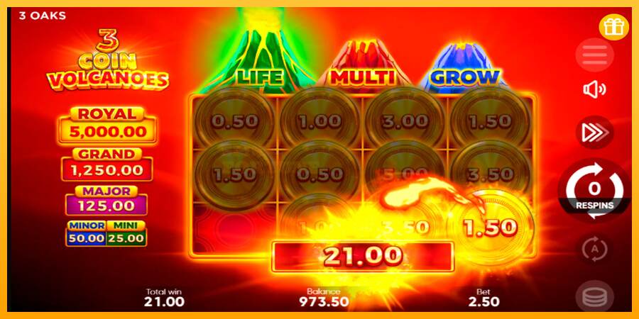 3 Coin Volcanoes mesin permainan untuk uang, gambar 5