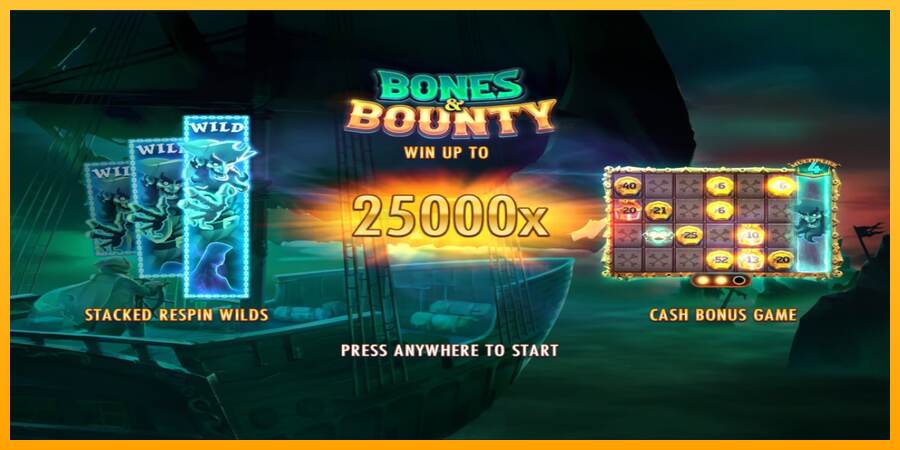 Bones & Bounty mesin permainan untuk uang, gambar 1