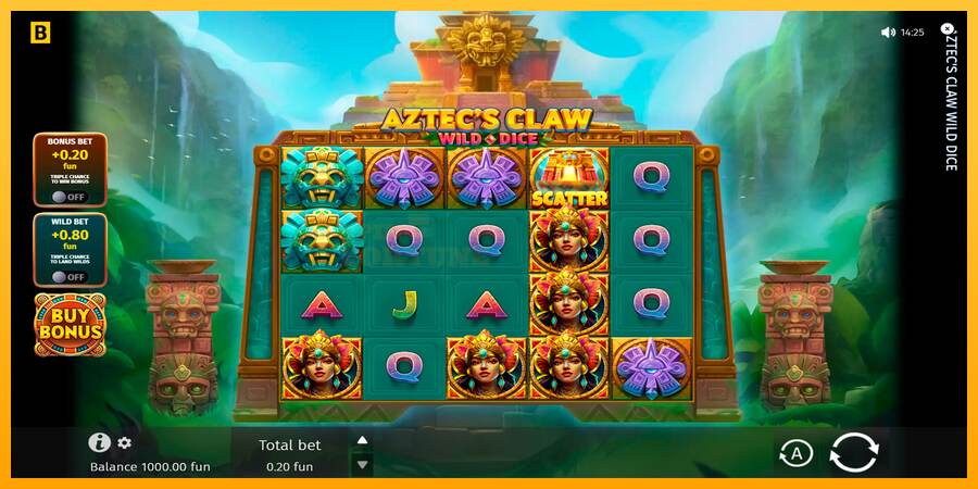 Aztecs Claw Wild Dice mesin permainan untuk uang, gambar 1