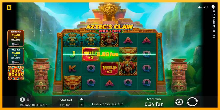 Aztecs Claw Wild Dice mesin permainan untuk uang, gambar 4