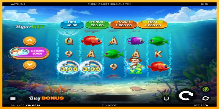 Fishline Loot Hold and Win mesin permainan untuk uang, gambar 2