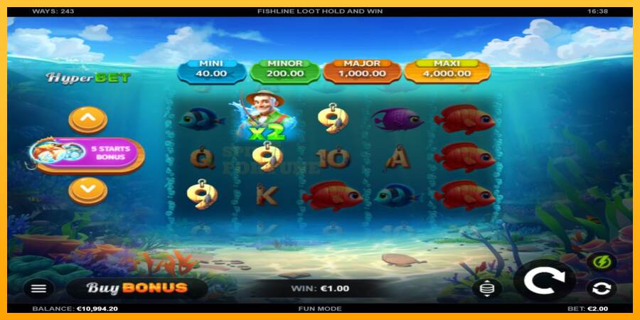 Fishline Loot Hold and Win mesin permainan untuk uang, gambar 3