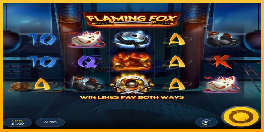 Flaming Fox mesin permainan untuk uang, gambar 1