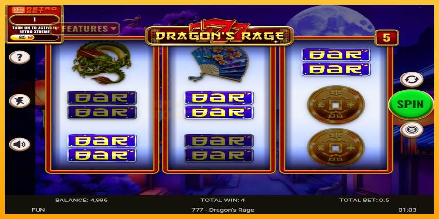 777 - Dragons Rage mesin permainan untuk uang, gambar 3