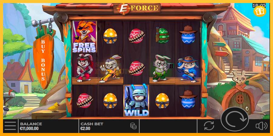 E-Force mesin permainan untuk uang, gambar 1