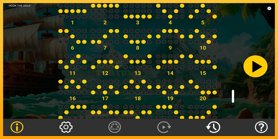 Hook The Gold mesin permainan untuk uang, gambar 7