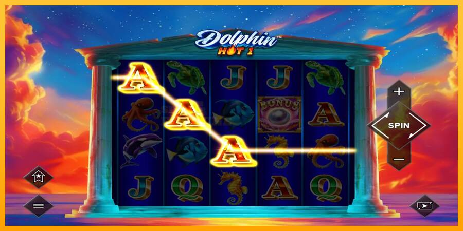 Dolphin Hot 1 mesin permainan untuk uang, gambar 3