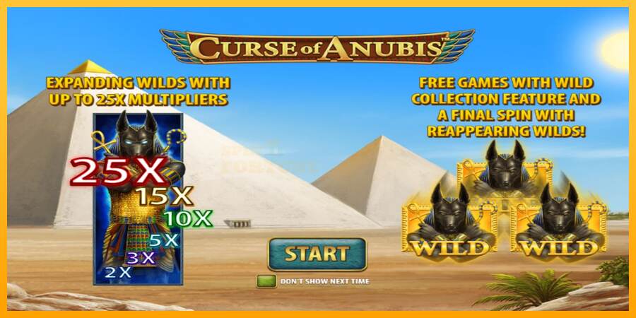 Curse of Anubis mesin permainan untuk uang, gambar 1