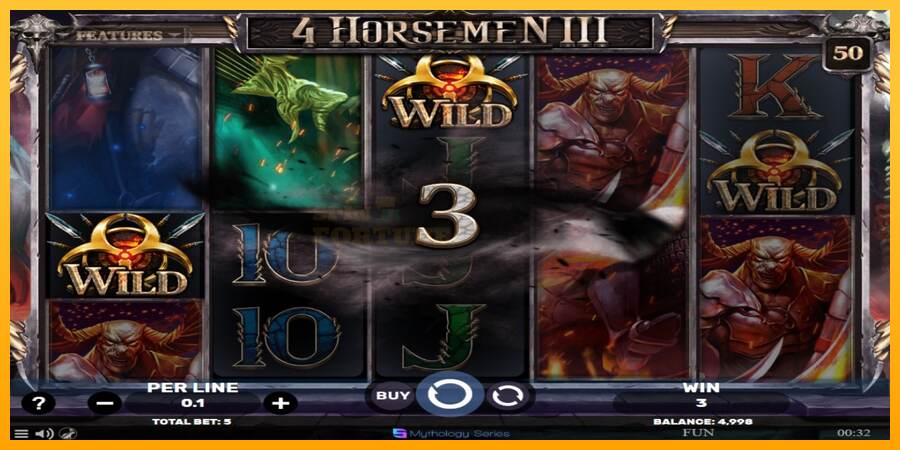 4 Horsemen III mesin permainan untuk uang, gambar 3