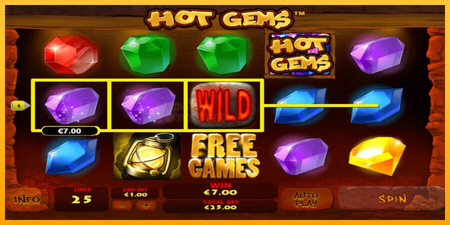 Hot Gems mesin permainan untuk uang, gambar 2