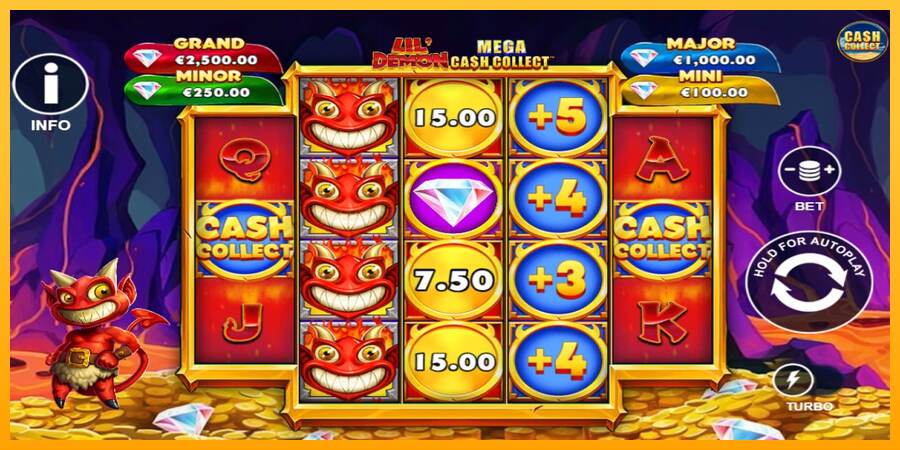 Lil Demon Mega Cash Collect mesin permainan untuk uang, gambar 1