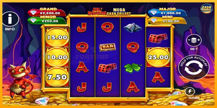 Lil Demon Mega Cash Collect mesin permainan untuk uang, gambar 2