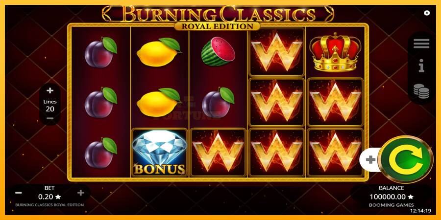 Burning Classics Royal Edition mesin permainan untuk uang, gambar 2