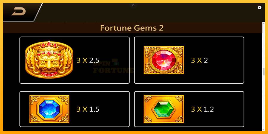 Fortune Gems 2 mesin permainan untuk uang, gambar 6