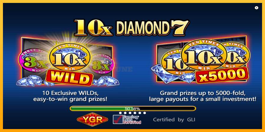 10X Diamond 7 mesin permainan untuk uang, gambar 1