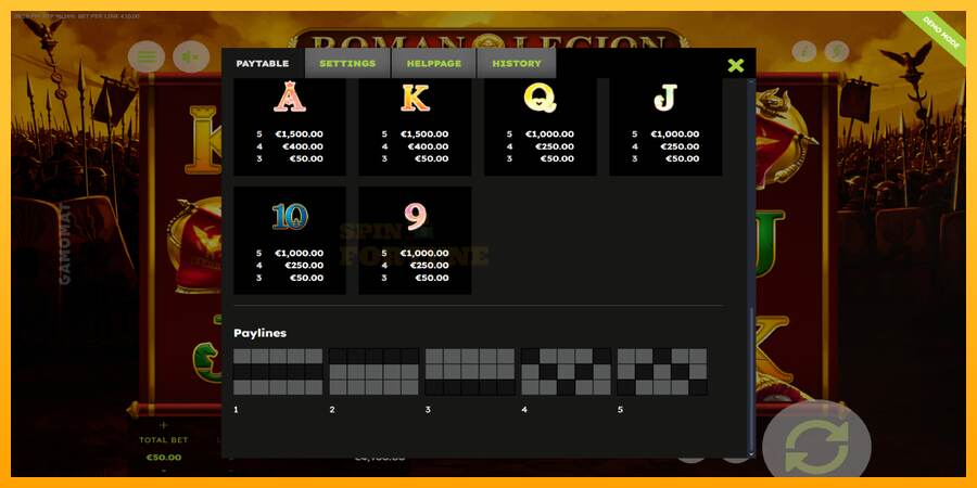 Roman Legion Deluxe mesin permainan untuk uang, gambar 7