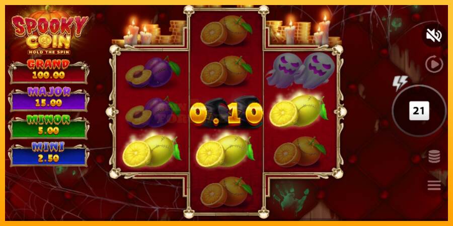 Spooky Coin Hold The Spin mesin permainan untuk uang, gambar 3