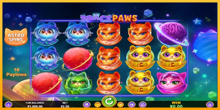 Space Paws mesin permainan untuk uang, gambar 1