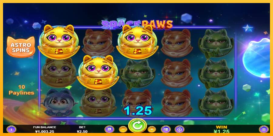 Space Paws mesin permainan untuk uang, gambar 3