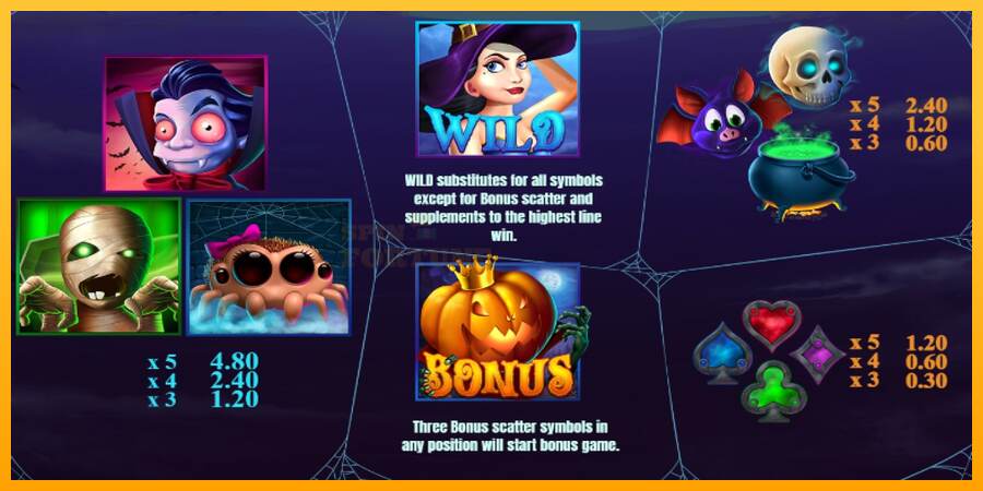 Halloween Adventure mesin permainan untuk uang, gambar 4