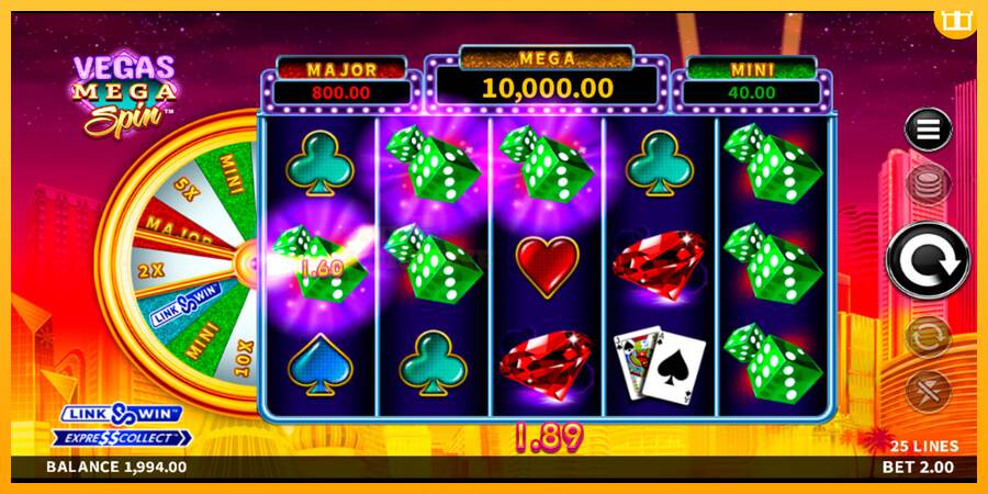 Vegas Mega Spin mesin permainan untuk uang, gambar 2