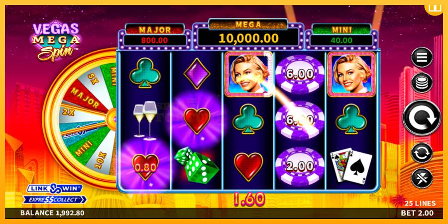 Vegas Mega Spin mesin permainan untuk uang, gambar 3