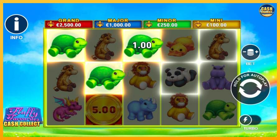 Fluffy Favourites Cash Collect mesin permainan untuk uang, gambar 3