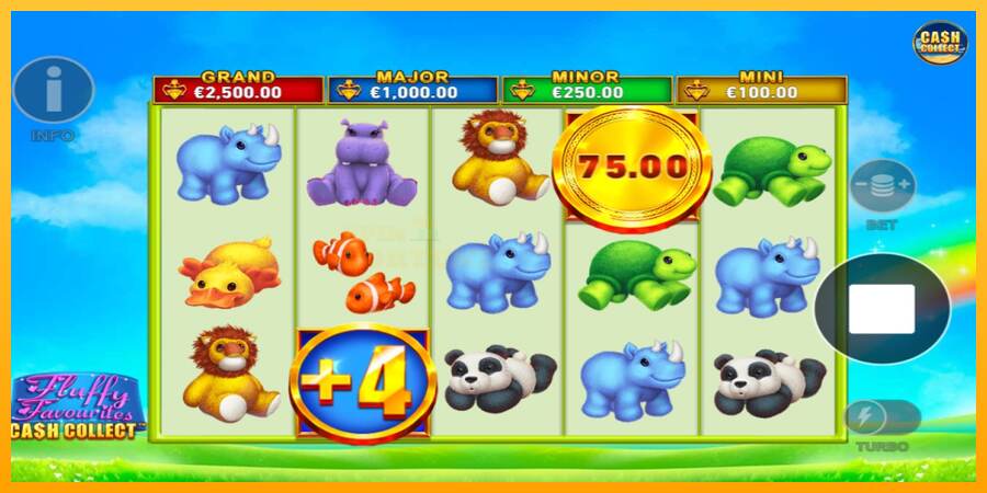 Fluffy Favourites Cash Collect mesin permainan untuk uang, gambar 4