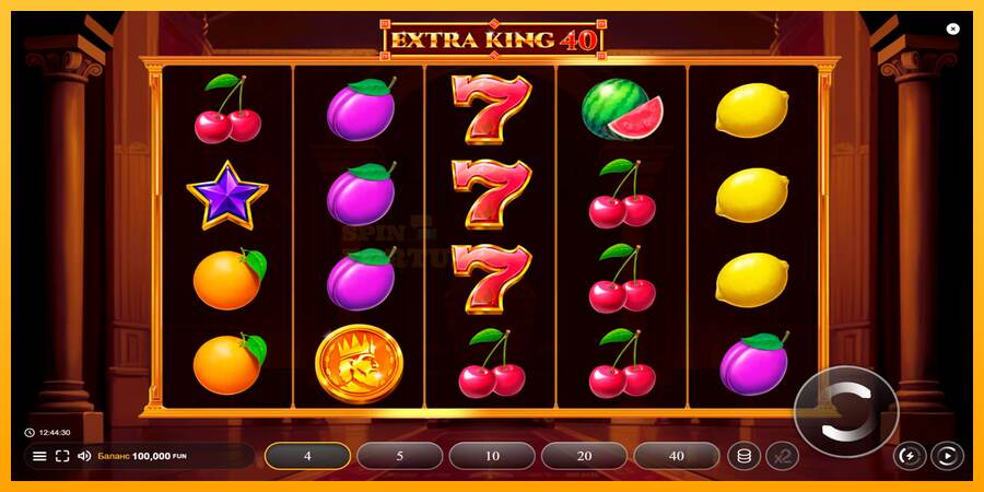 Extra King 40 mesin permainan untuk uang, gambar 1