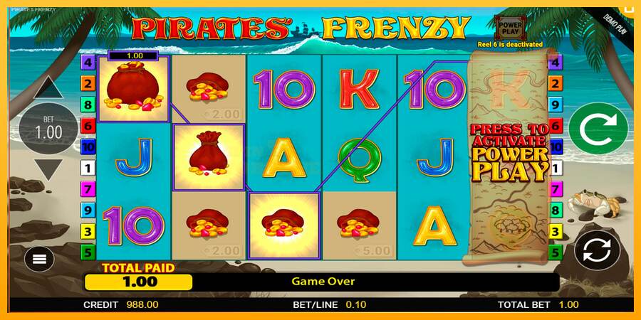 Pirates Frenzy mesin permainan untuk uang, gambar 3