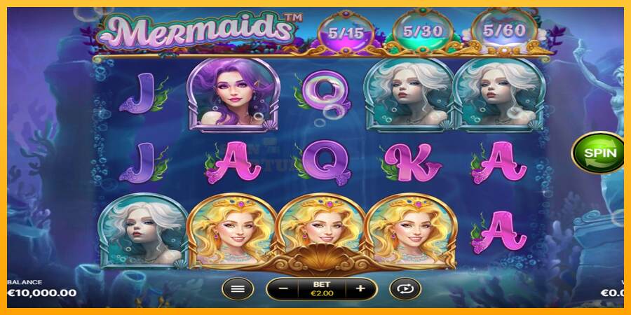 Mermaids mesin permainan untuk uang, gambar 1