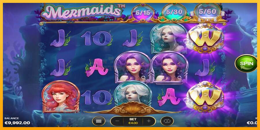 Mermaids mesin permainan untuk uang, gambar 2