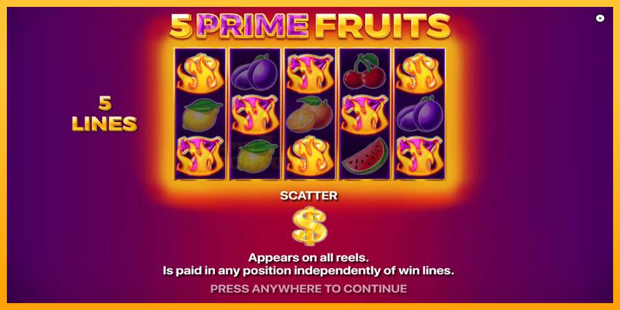 5 Prime Fruits mesin permainan untuk uang, gambar 1