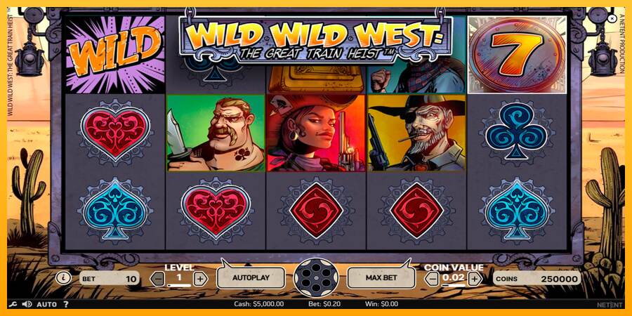 Wild Wild West mesin permainan untuk uang, gambar 1