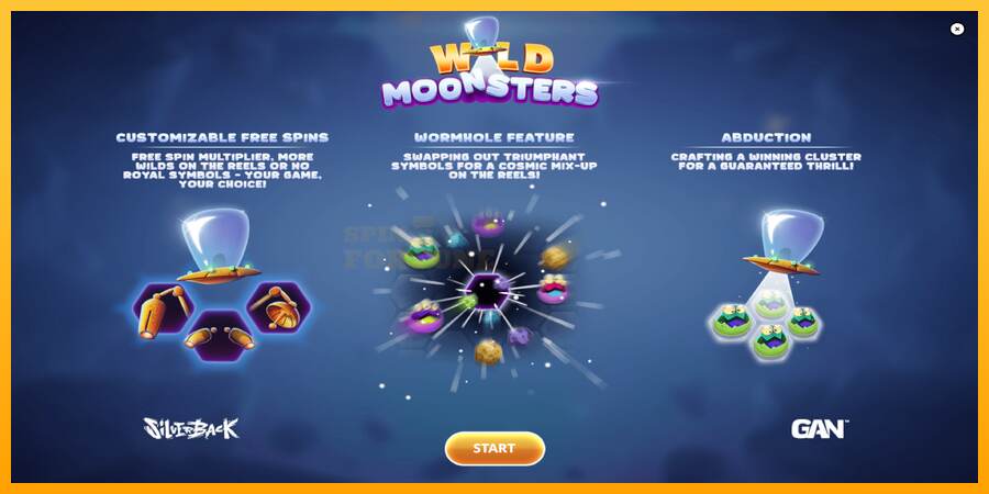 Wild Moonsters mesin permainan untuk uang, gambar 1